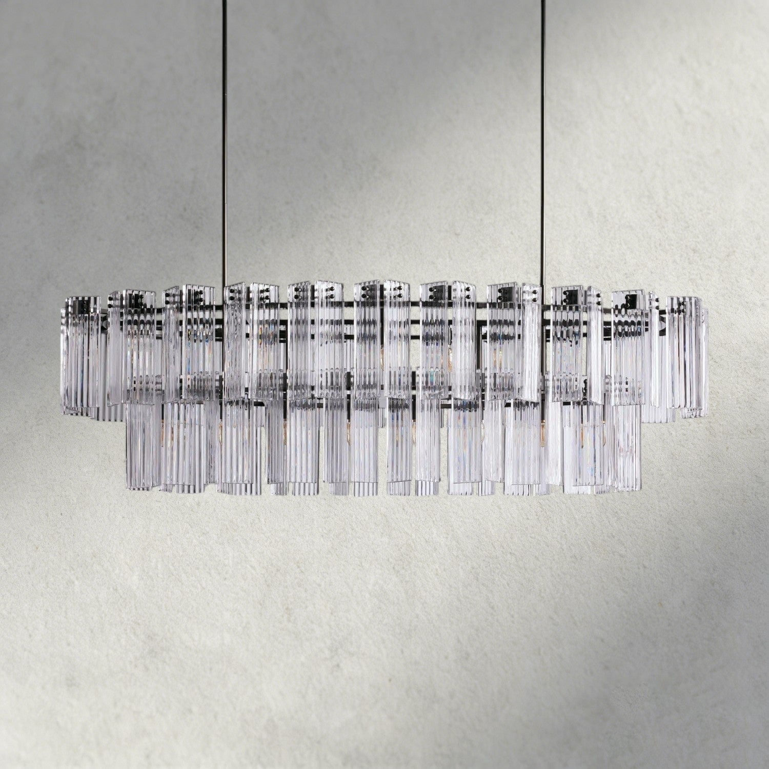 Delsie Oval Chandelier 51", 63", 72"