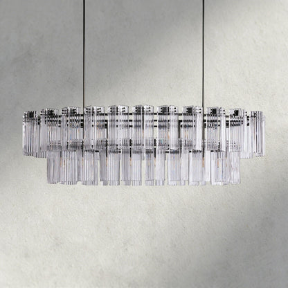 Delsie Oval Chandelier 51", 63", 72"