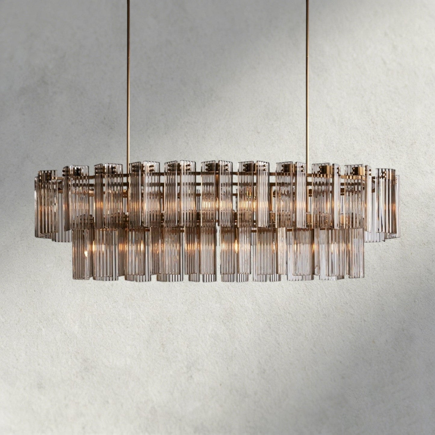Delsie Oval Chandelier 51", 63", 72"