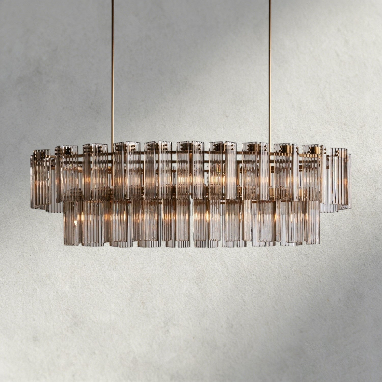 Delsie Oval Chandelier 51", 63", 72"