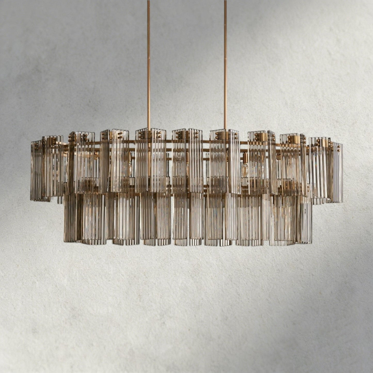 Delsie Oval Chandelier 51", 63", 72"