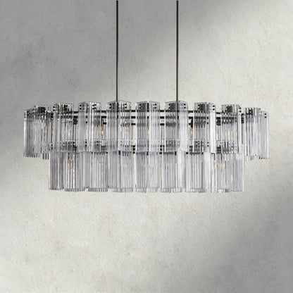 Delsie Oval Chandelier 51", 63", 72"