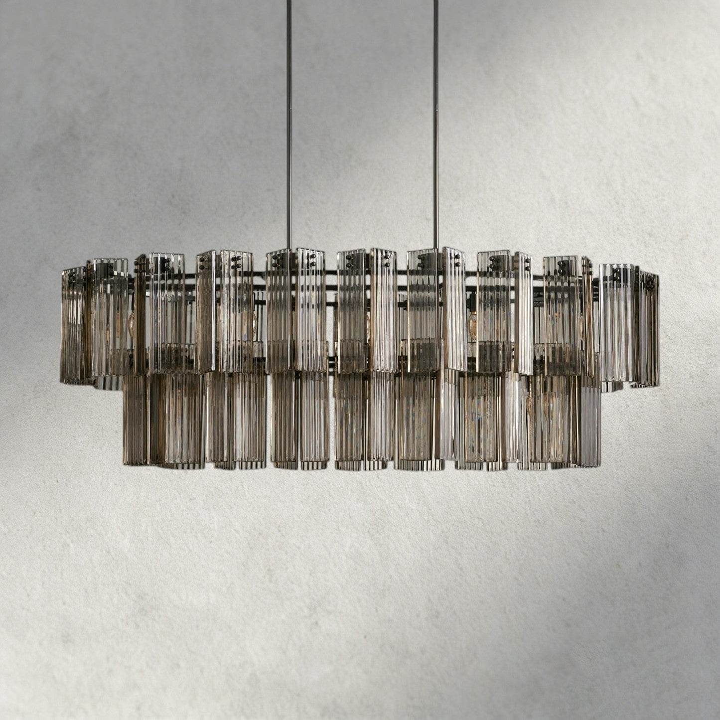Delsie Oval Chandelier 51", 63", 72"