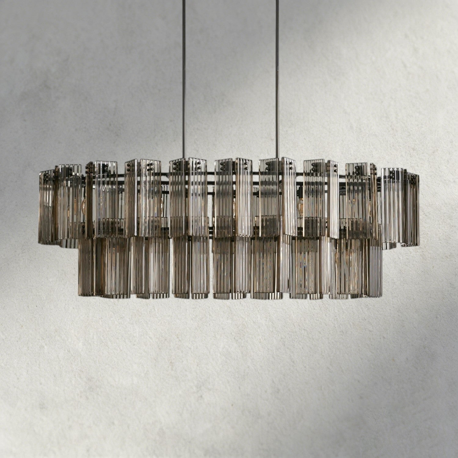 Delsie Oval Chandelier 51", 63", 72"