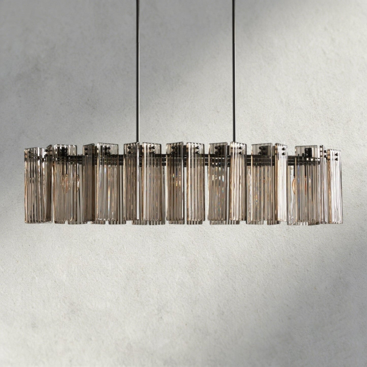 Delsie Oval Chandelier 51", 63", 72"