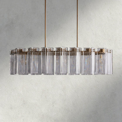 Delsie Oval Chandelier 51", 63", 72"