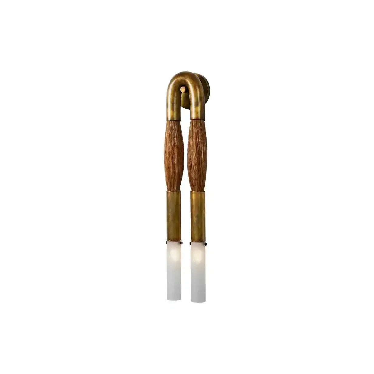 Double Head Antonia Horsehair Sconce