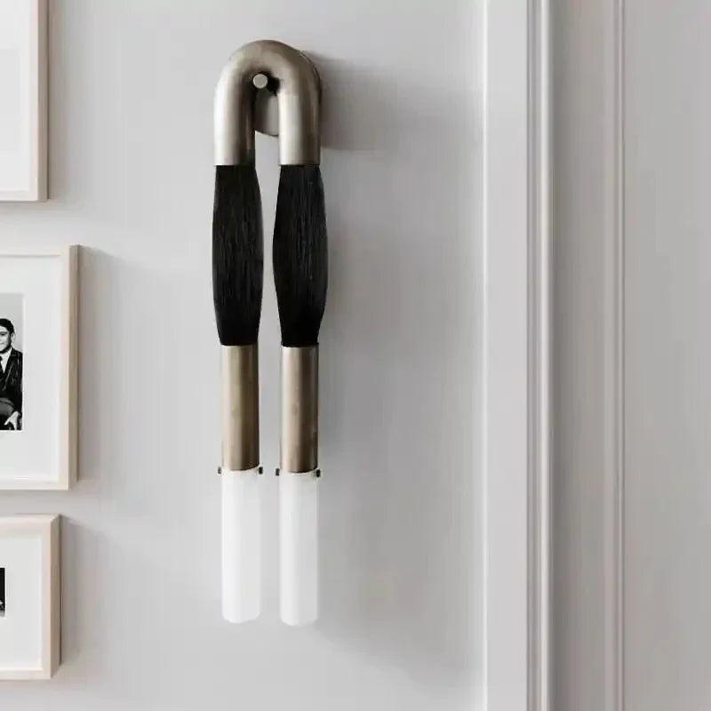 Double Head Antonia Horsehair Sconce