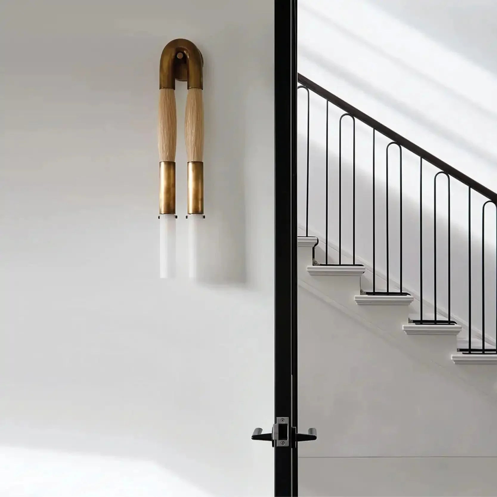 Double Head Antonia Horsehair Sconce