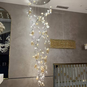 Creative Design Firefly Tree Chandelier for Staircase / foyer / villa / hotel / restaurant