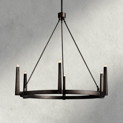 42" / Bronze Emmet Round Chandelier 42", 54"