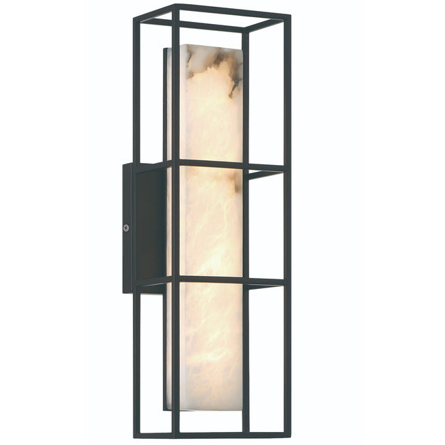 Saga Indoor / Outdoor Alabaster Wall Sconce