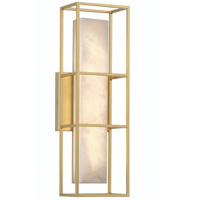Saga Indoor / Outdoor Alabaster Wall Sconce