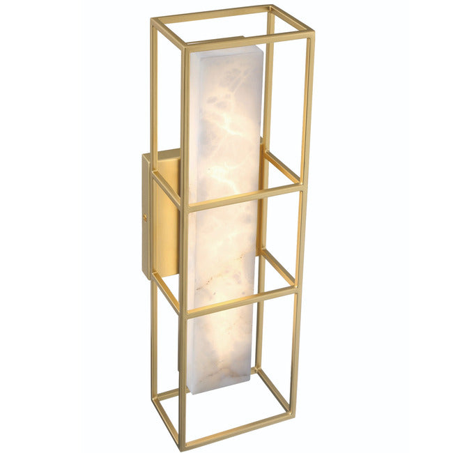 Saga Indoor / Outdoor Alabaster Wall Sconce