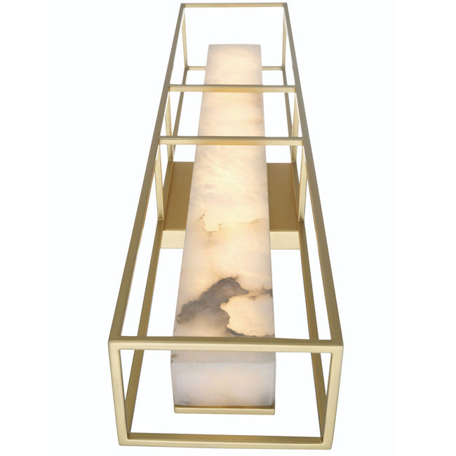Saga Indoor / Outdoor Alabaster Wall Sconce