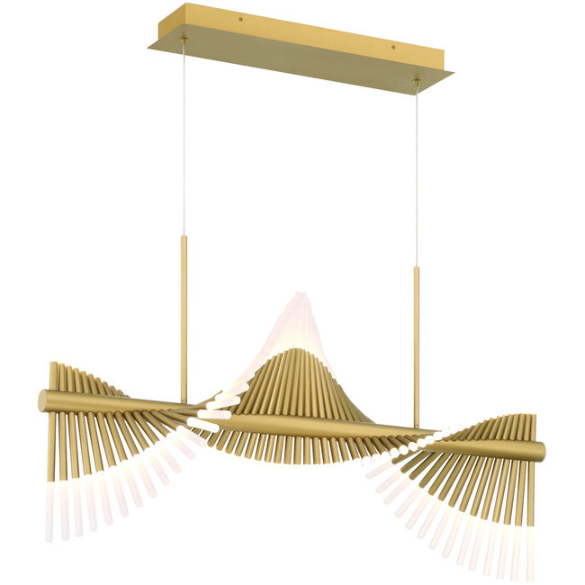 Organic Bloom Linear Chandelier