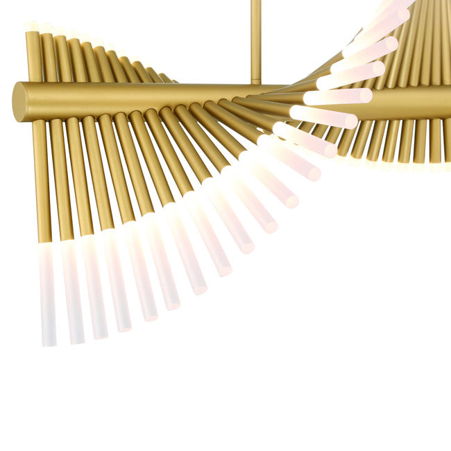 Organic Bloom Linear Chandelier