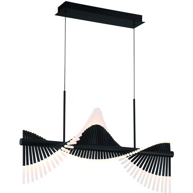 Organic Bloom Linear Chandelier