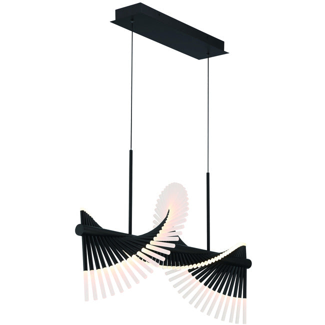 Organic Bloom Linear Chandelier
