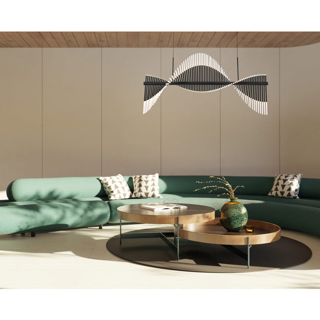 Organic Bloom Linear Chandelier