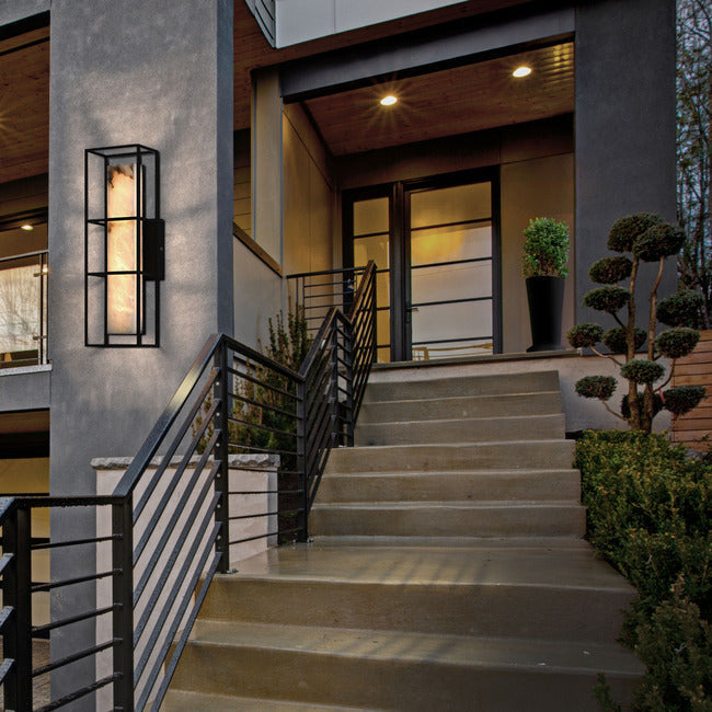 Saga Indoor / Outdoor Alabaster Wall Sconce