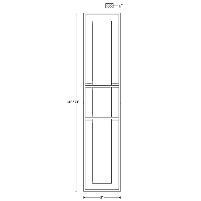 Saga Indoor / Outdoor Alabaster Wall Sconce