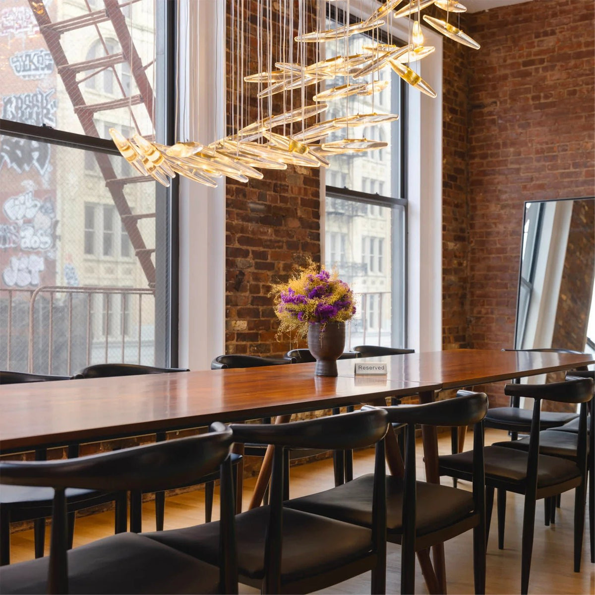 Moonlight Whispers Crystal Spiral Chandelier