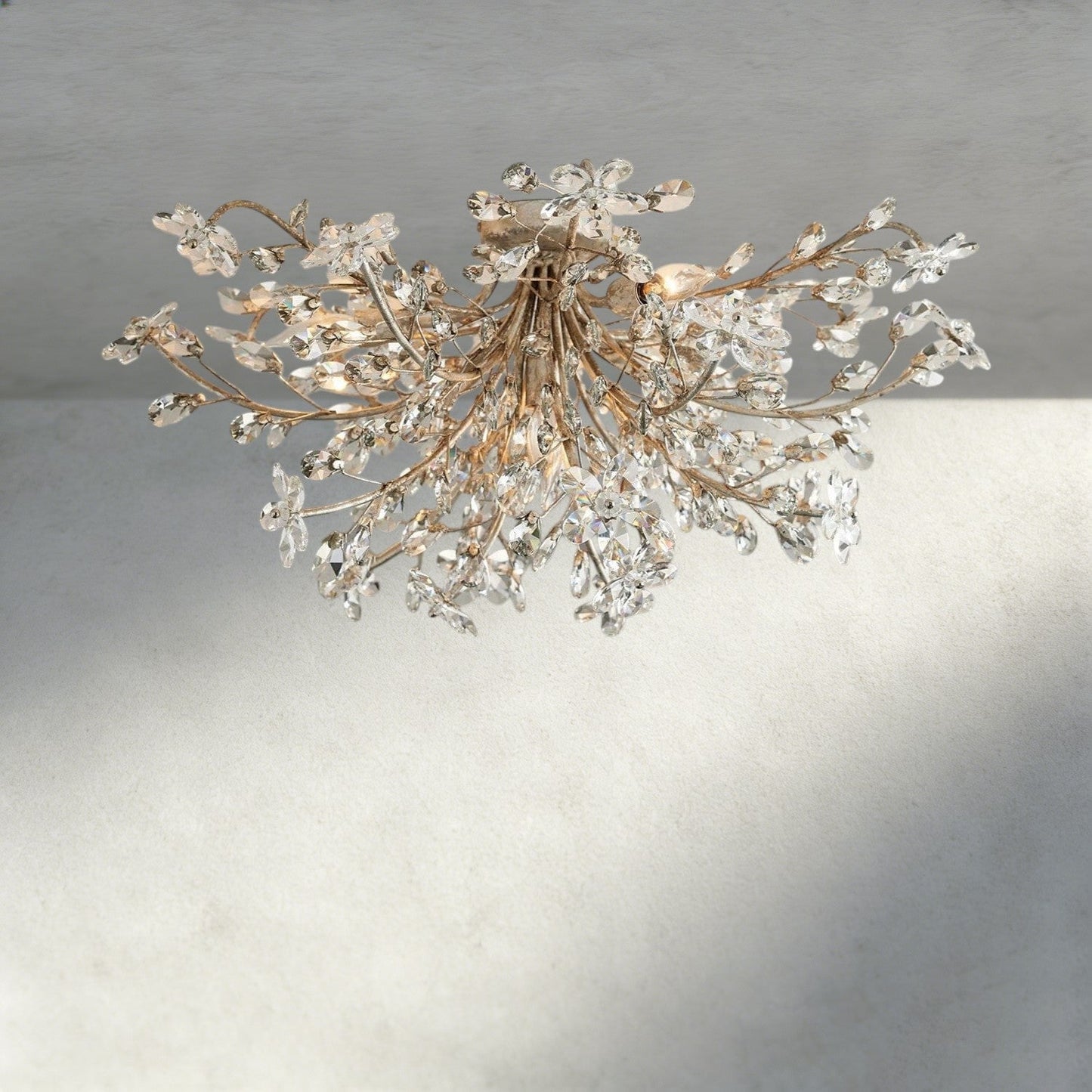 SILVER Fiore Flush Mount