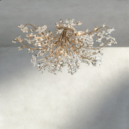 SILVER Fiore Flush Mount