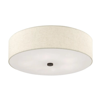 Flaire Fabric Semi Flush Mount