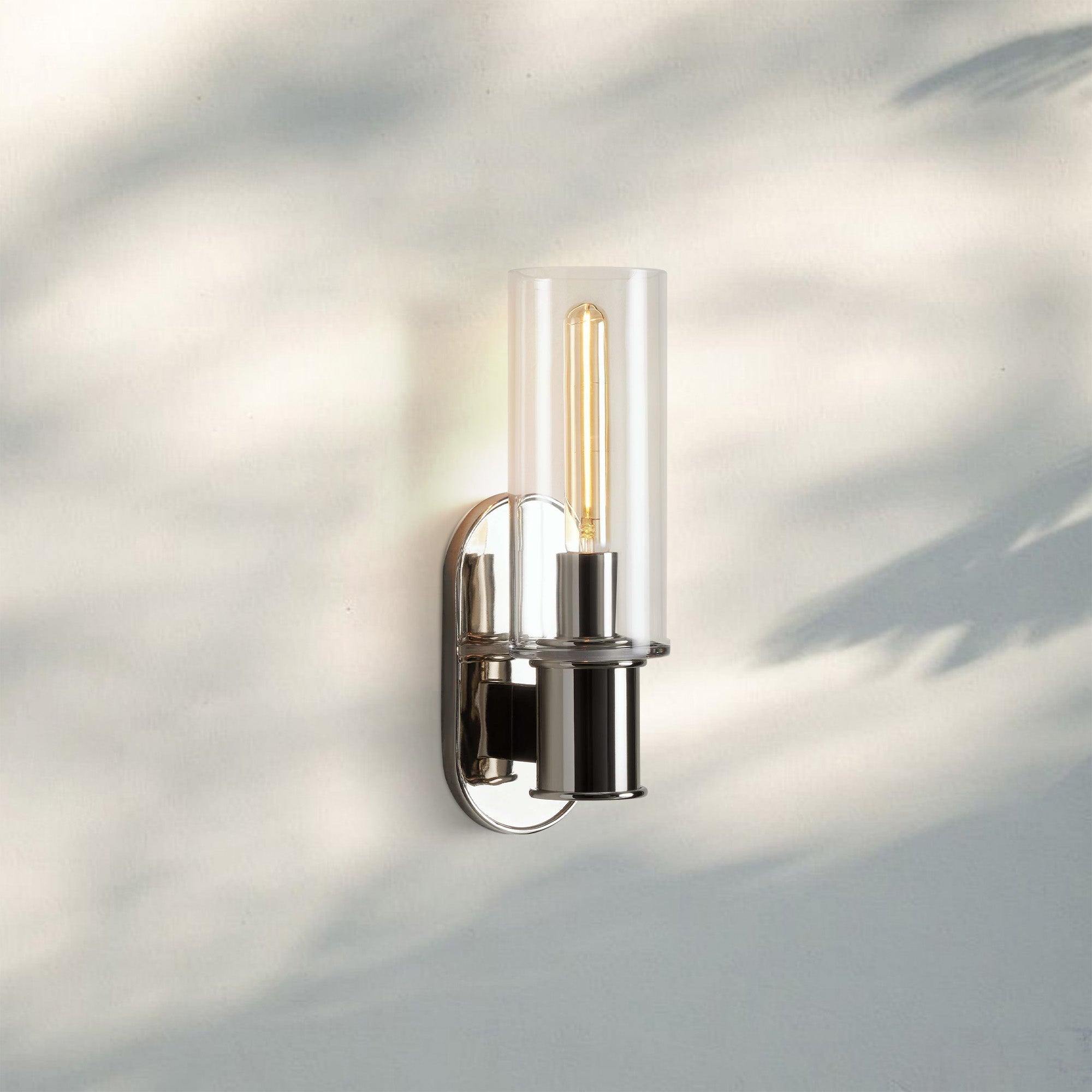 Harline Clear Glass Wall Sconce