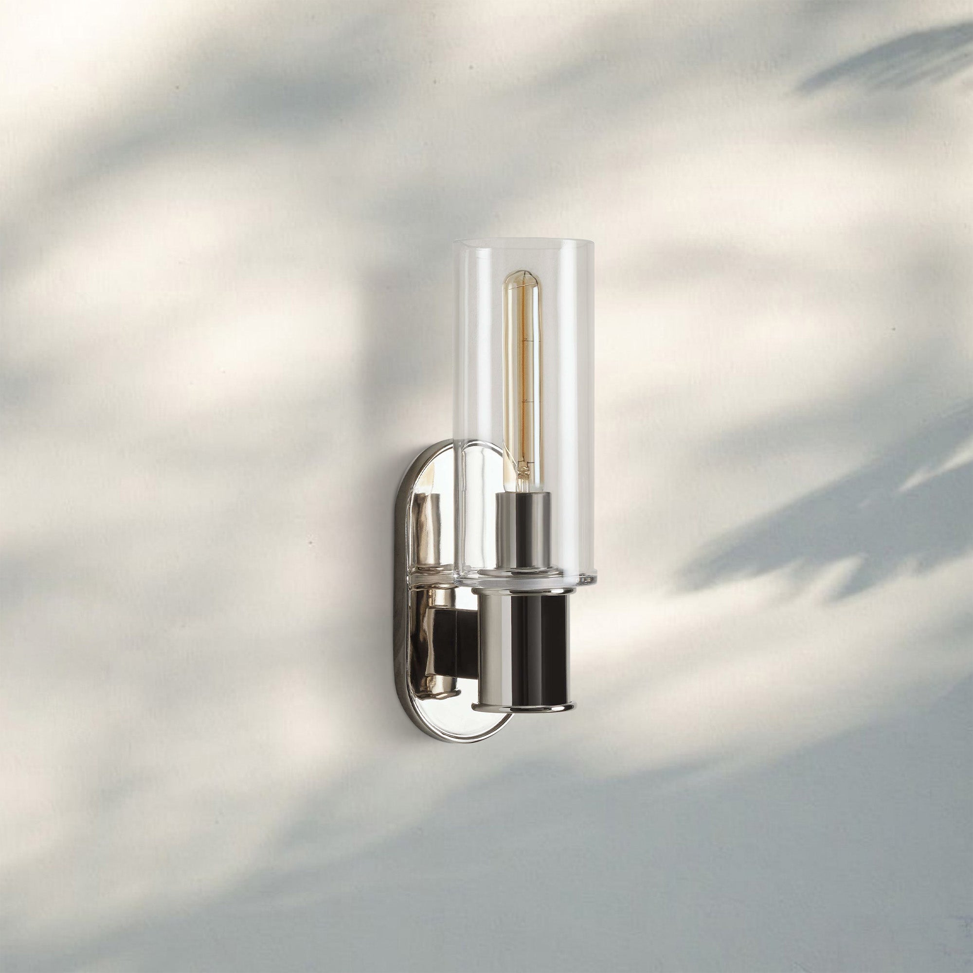 Harline Clear Glass Wall Sconce