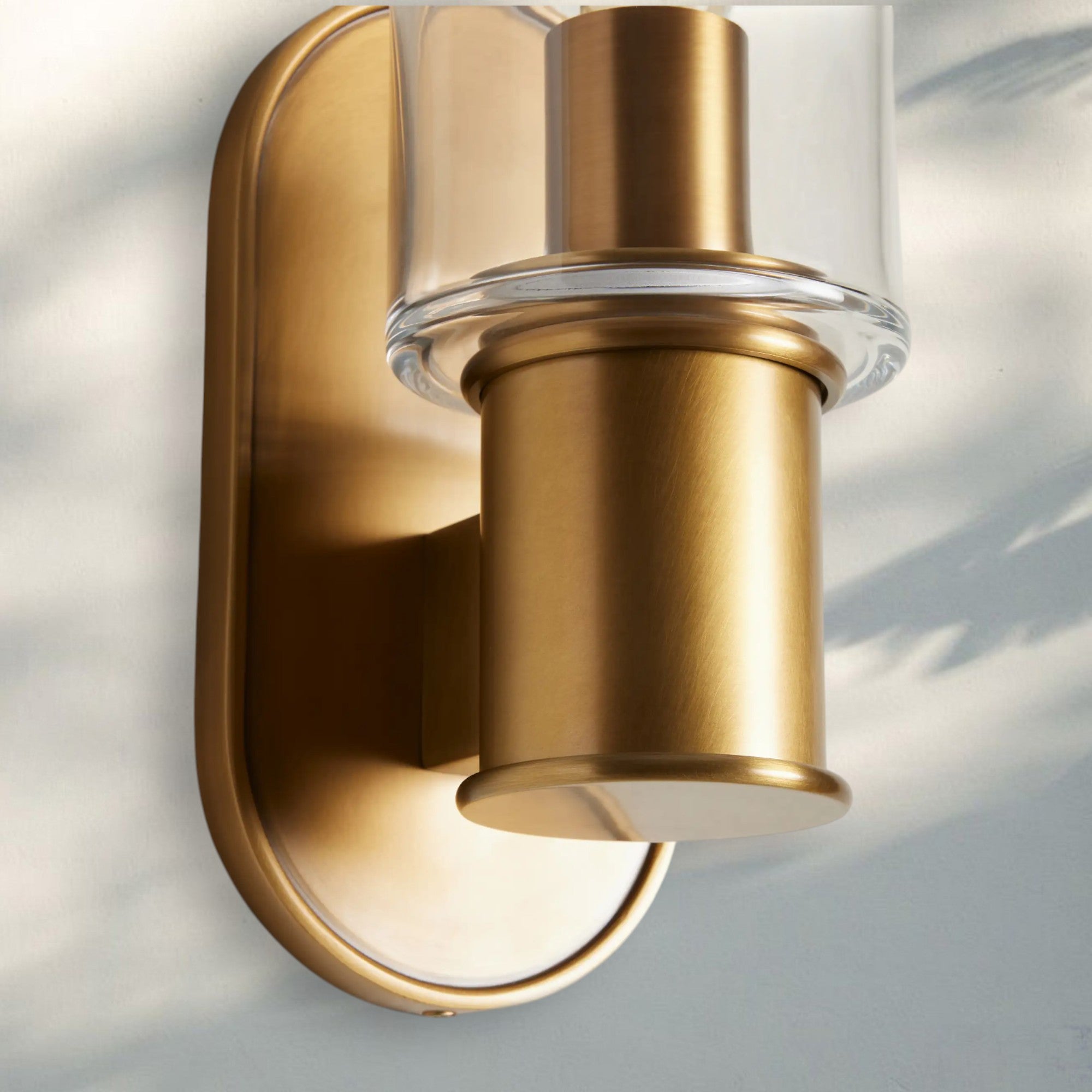 Harline Clear Glass Wall Sconce