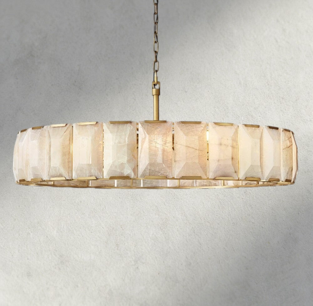Harlow Calcite Round Chandelier 19", 31", 43", 60"