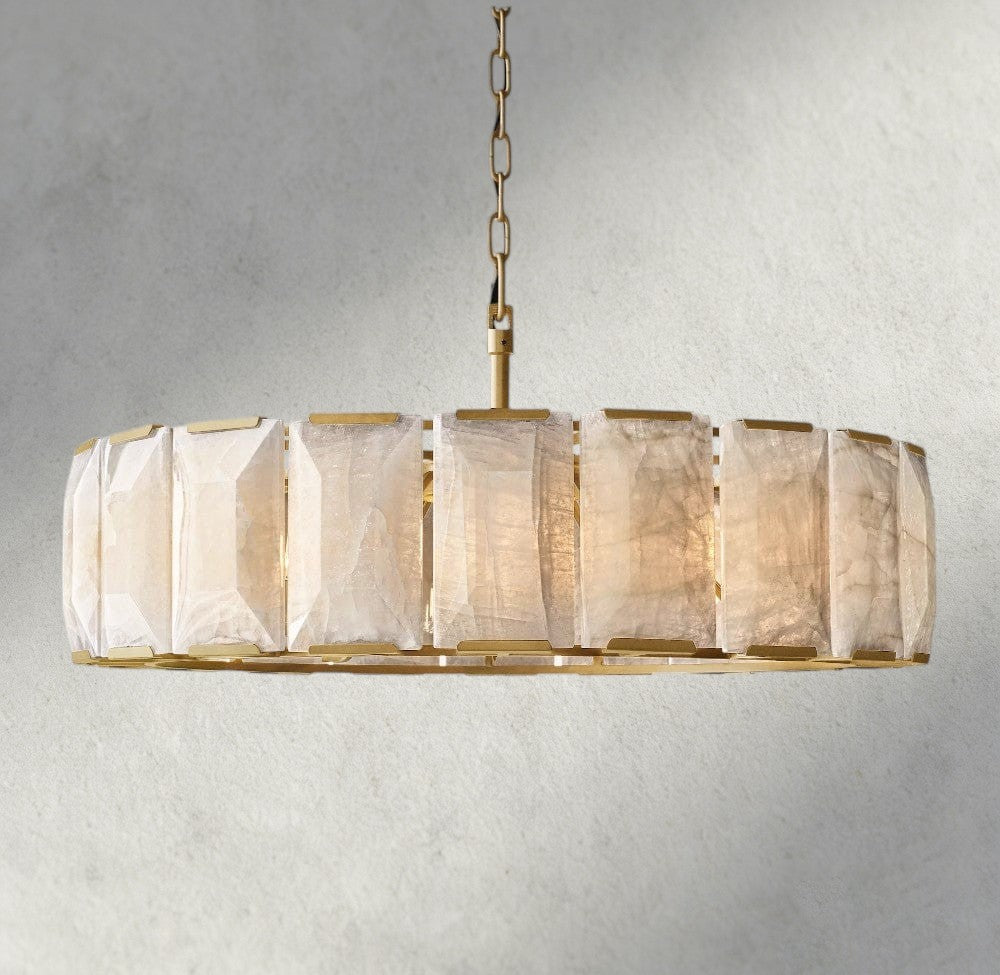 Harlow Calcite Round Chandelier 19", 31", 43", 60"