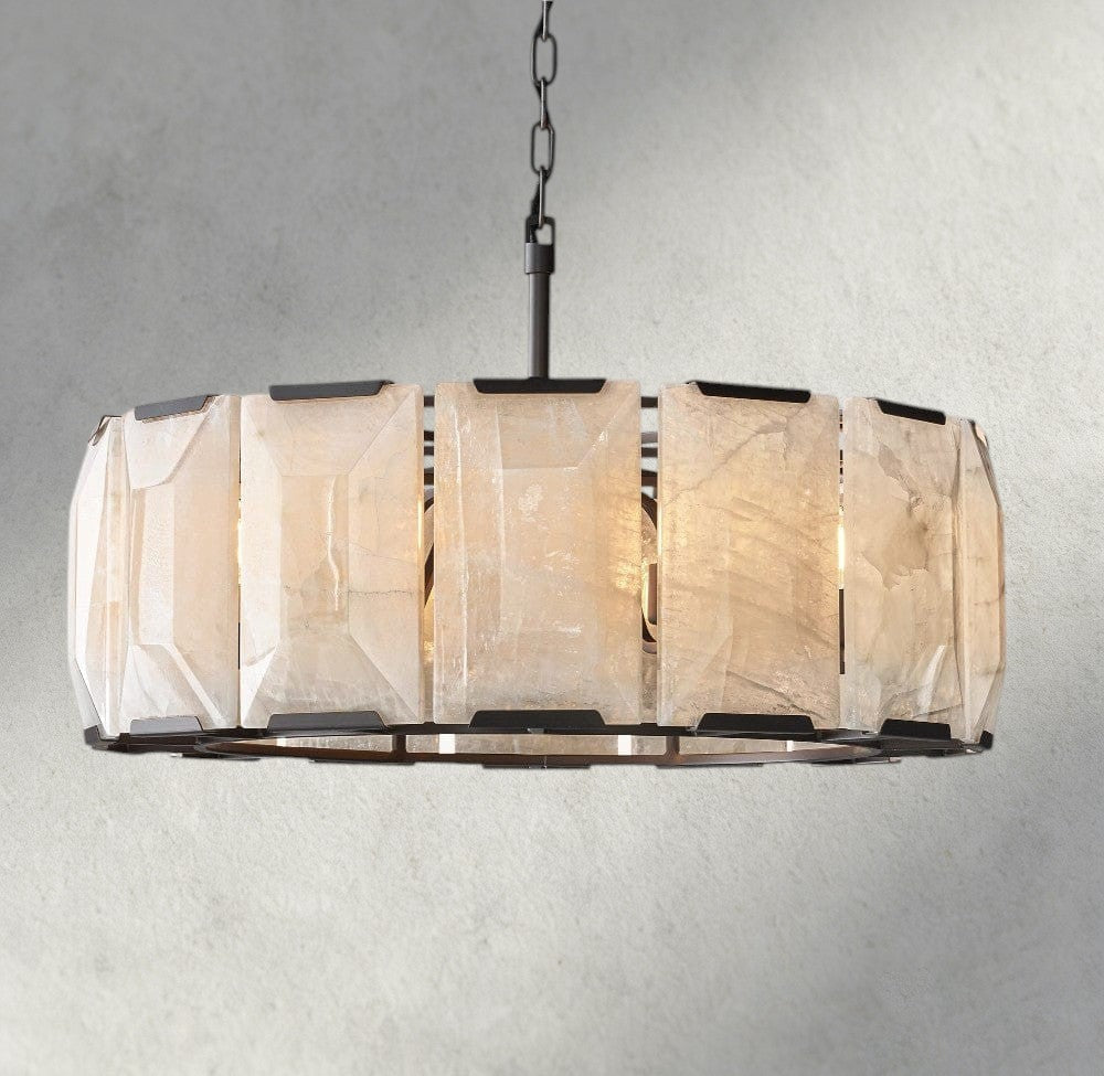 Harlow Calcite Round Chandelier 19", 31", 43", 60"