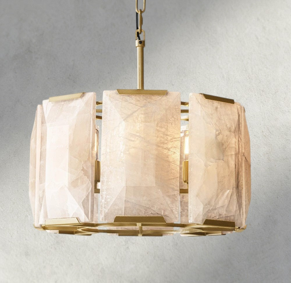 Harlow Calcite Round Chandelier 19", 31", 43", 60"