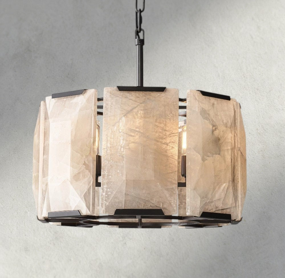 Harlow Calcite Round Chandelier 19", 31", 43", 60"