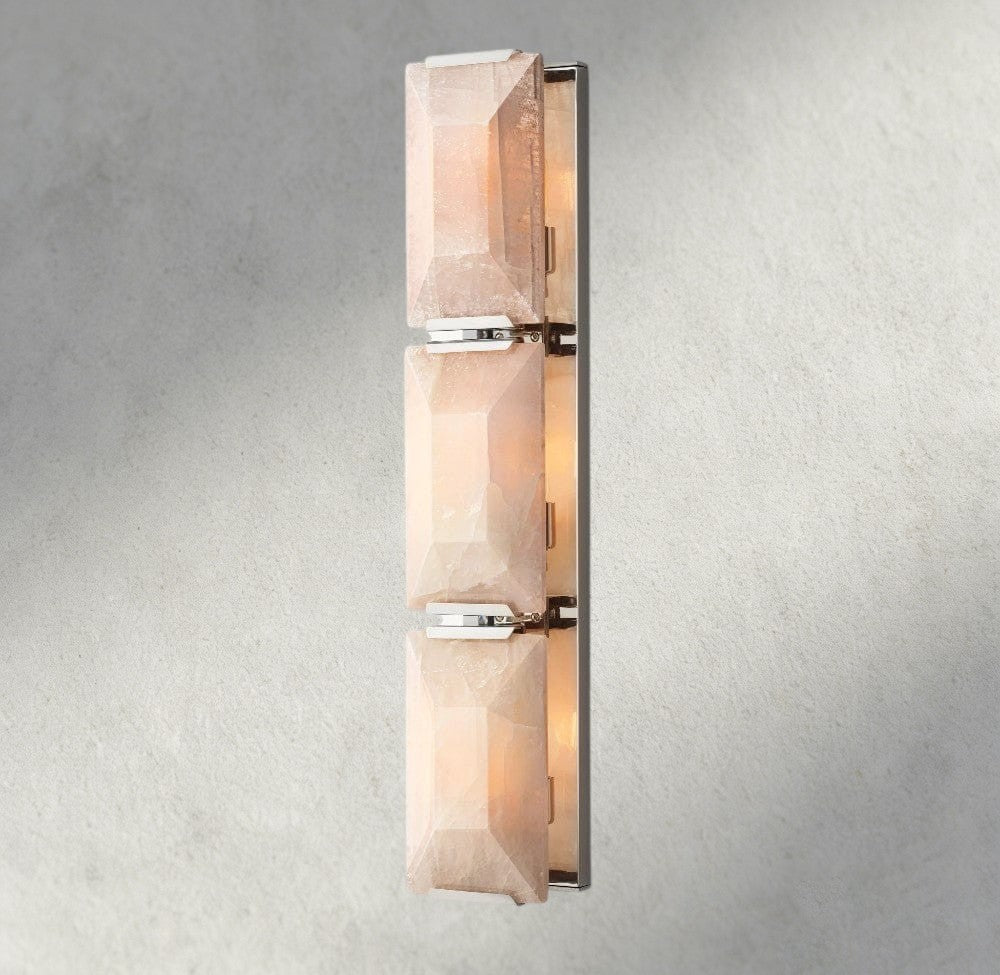 Harlow Calcite Triple Sconce