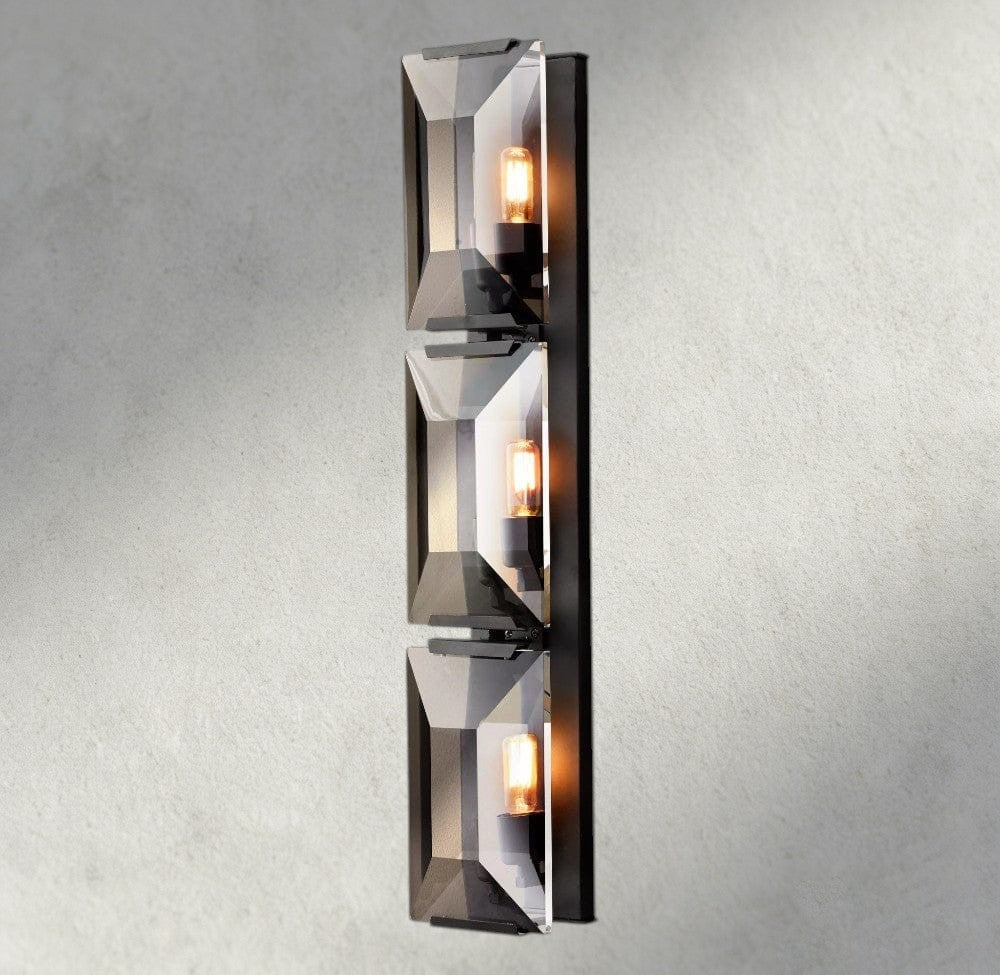 Harlow Crystal Triple Sconce