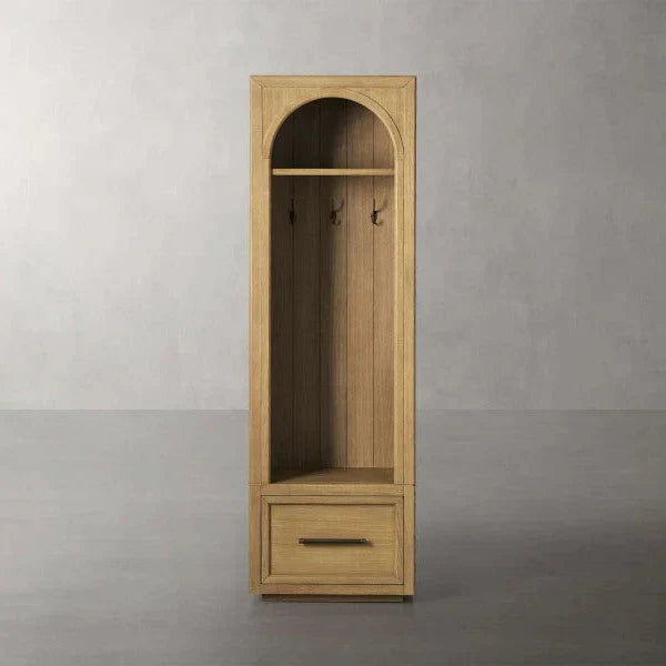 Hattie Single Entryway Cabinet in Oak 25-Inchw