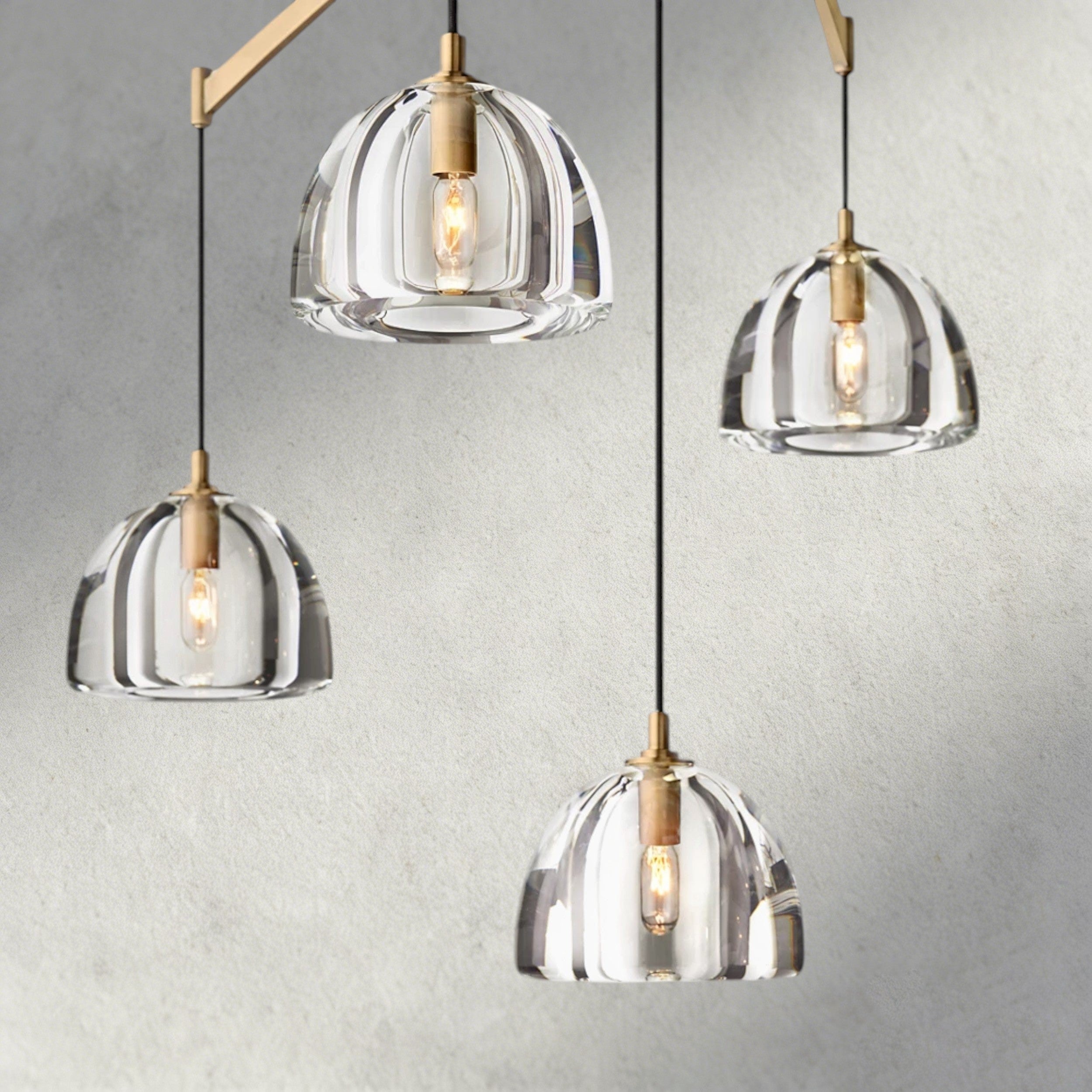 Hemisphere Linear Chandelier 54", 72"