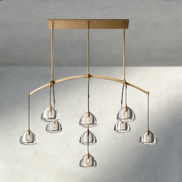 Hemisphere Linear Chandelier 54", 72"