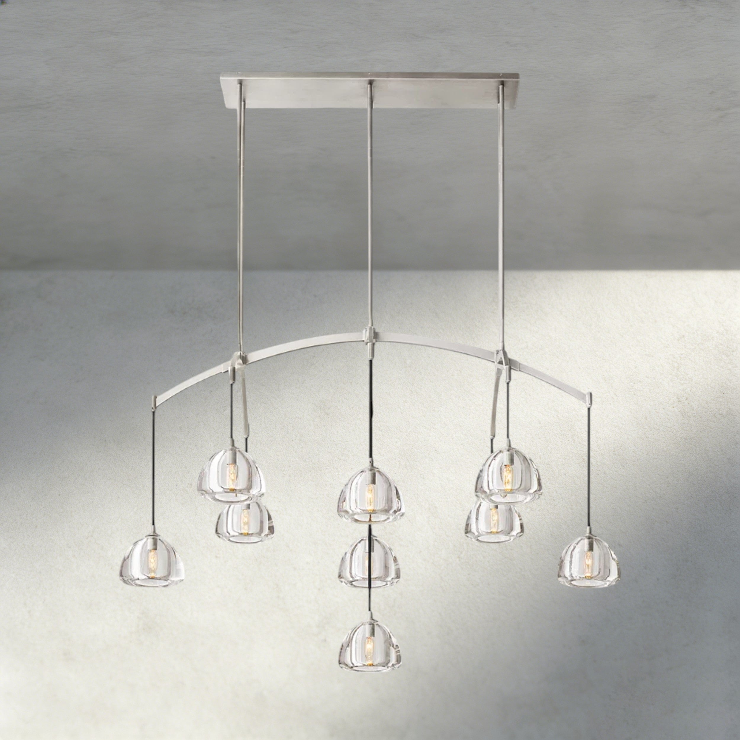 Hemisphere Linear Chandelier 54", 72"