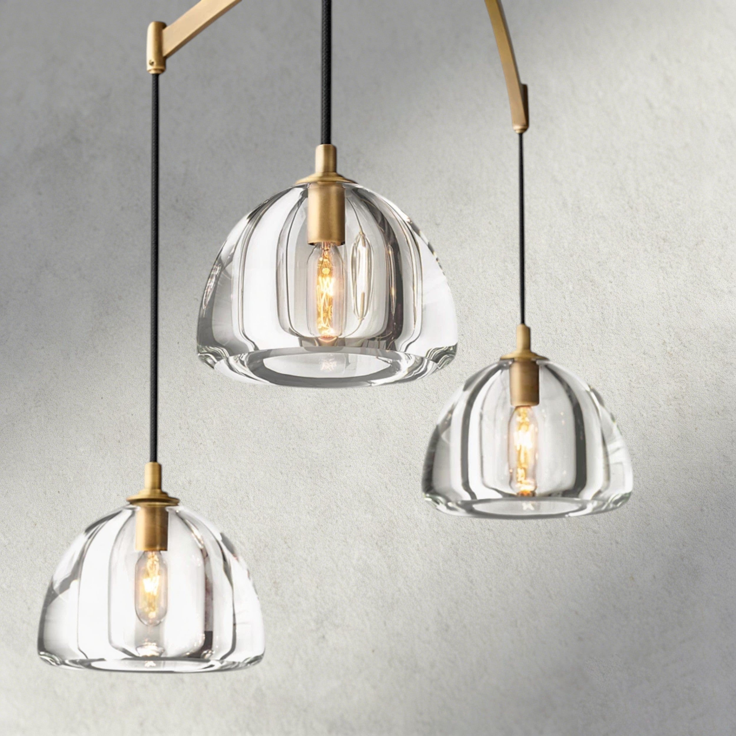 Hemisphere Linear Chandelier 54", 72"
