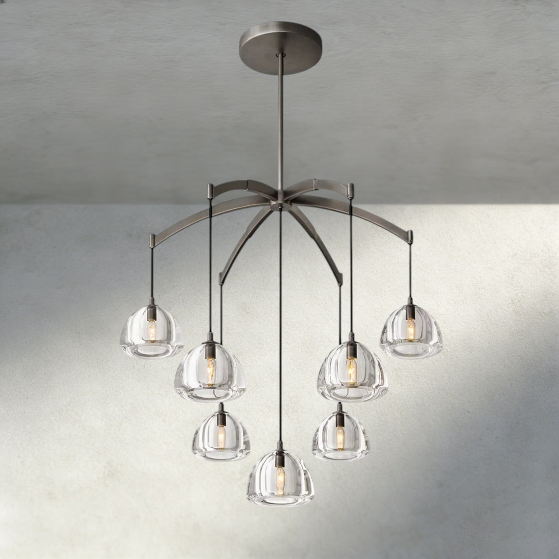 Hemisphere Round Chandelier 36", 48", 60"