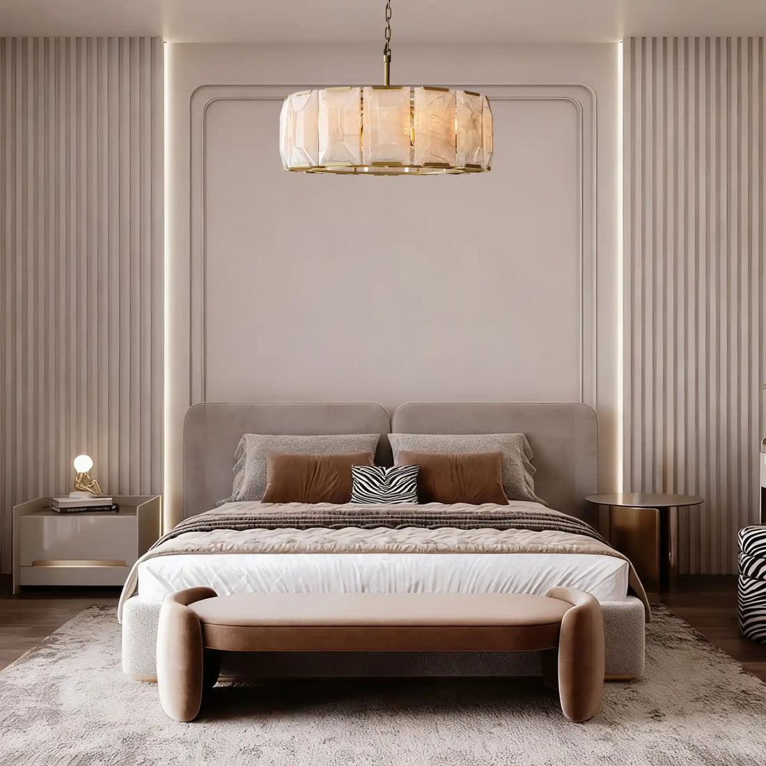 Harlow Calcite Round Chandelier 19", 31", 43", 60"
