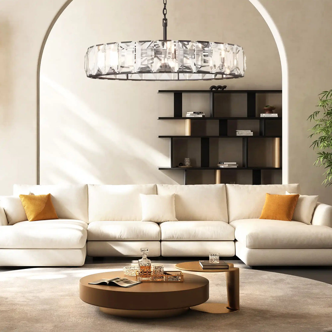 Harlow Crystal Round Chandelier 19", 31", 43", 60"