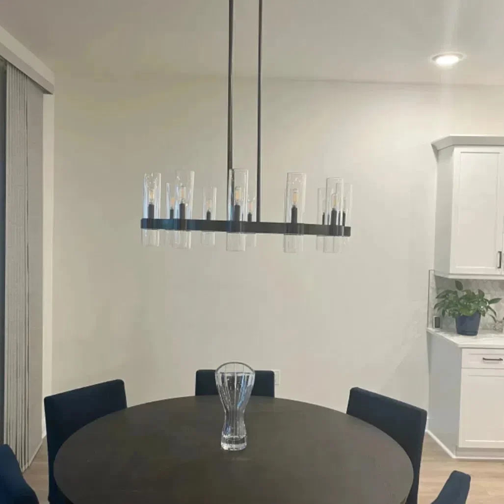 Lavelle Round Glass Chandelier 36"