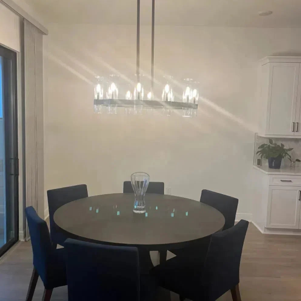Lavelle Round Glass Chandelier 36"